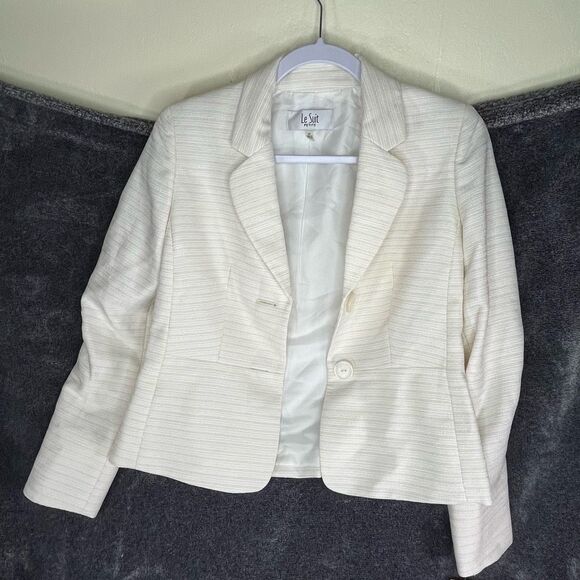 Le Suit updates the classic jacket and pant suit set size 2P - Picture 1 of 6